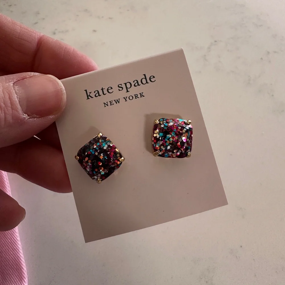 Kate spade multicolored large stud earrings - Picture 3 of 4